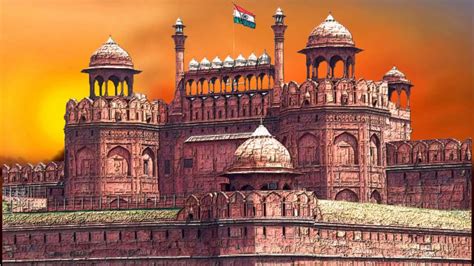 Red Fort Wallpapers Top Free Red Fort Backgrounds Wallpaperaccess