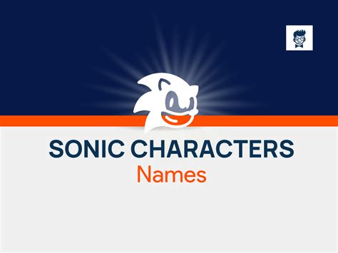 List Of Sonic Character Names With Generator Brandboy