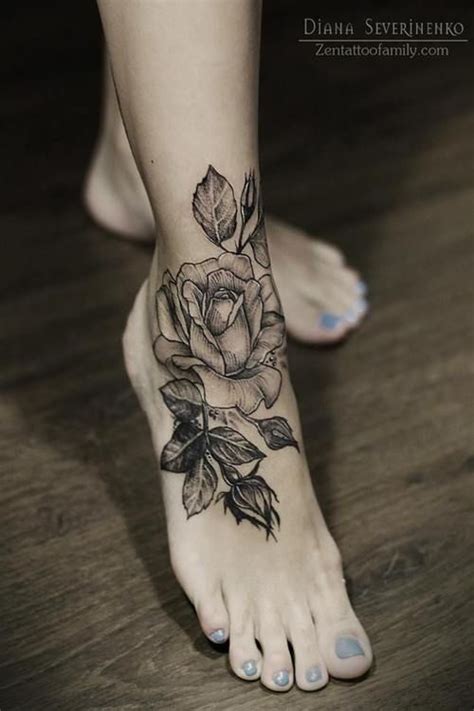 Women's ankle tattoos dog design Ankle Tattoos Designs 2014 For Women And Girls - Life n ...