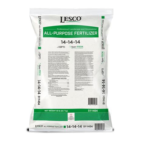 Lesco Fertilizer Lando 14 14 14 Spar Tech 045fe 045mn 4 Siteone