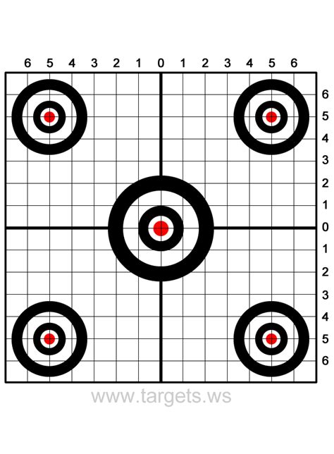 Printable Air Rifle Targets Printable Calendars At A Glance