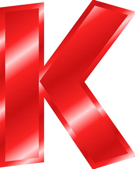 Clipart Effect Letters Alphabet Red