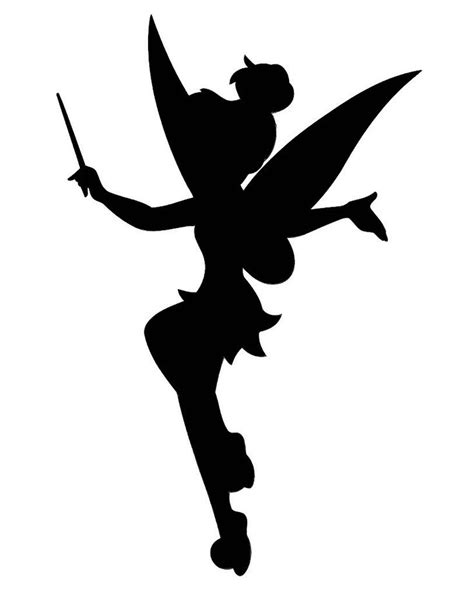 Tinkerbell Black And White Clipart Wikiclipart