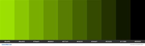 Shades Xkcd Color Lemon Green Adf802 Hex Hex Color Palette Color