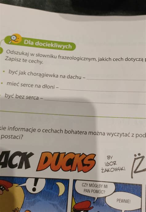 Język Polski Strona 116 Zadanie 6 Odszukaj W Słowniku Frazeologicznym