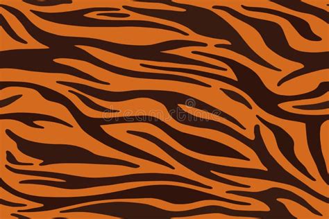 Tiger Stripes Pattern Texture Stock Illustration Illustration Of