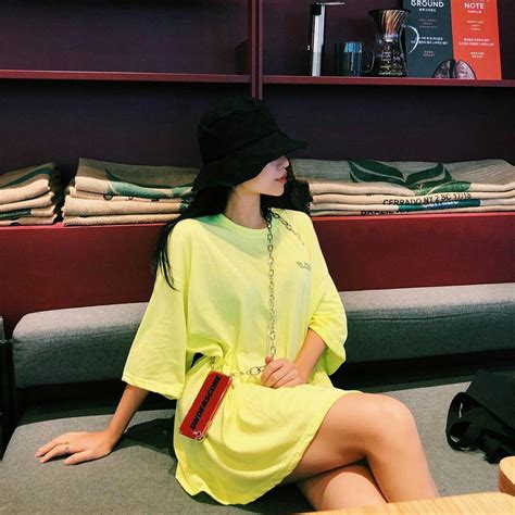 ulzzang slip dress korean girl shirts dresses fashion vestidos moda