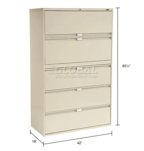 You should have best selection and the best price. File Cabinets | Lateral | Global™ 9300 Series 42"W 5 ...