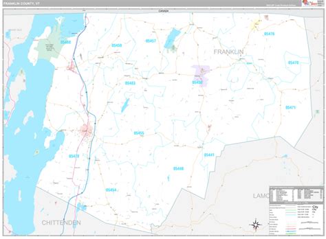 Franklin County Vt Maps