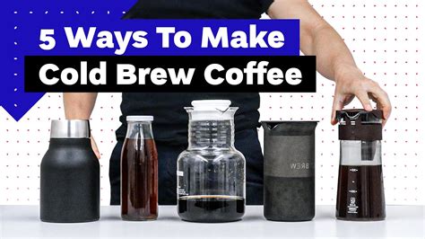 How To Make Cold Brew Coffee At Home Youtube