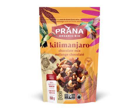prana organic chocolate mix kilimanjaro 150g