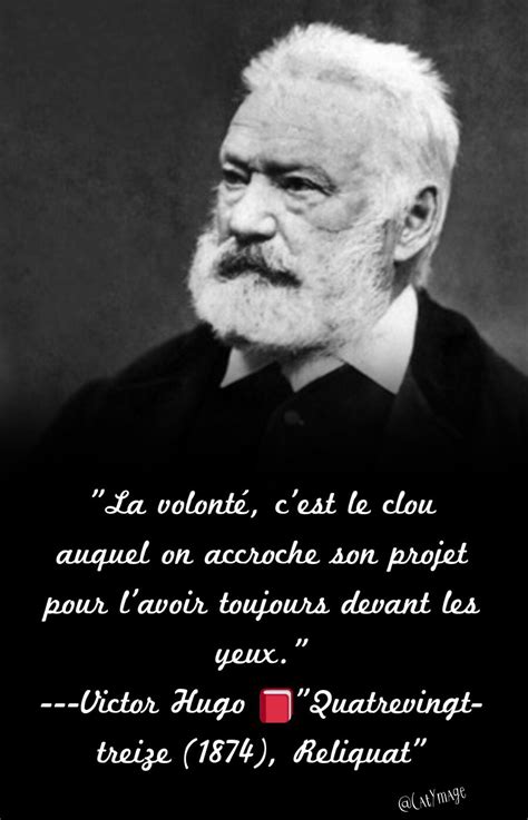 "La volonté, c'est le clou auquel on accroche son projet pour l'avoir