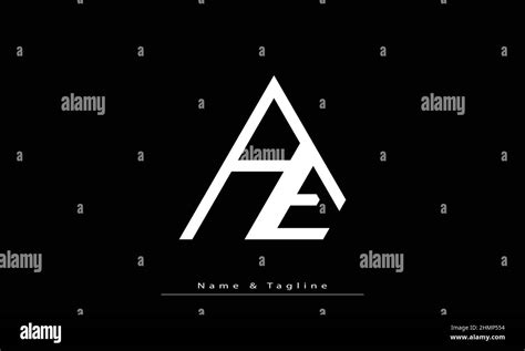 Alphabet Letters Initials Monogram Logo Ae Ea Stock Vector Image And Art Alamy