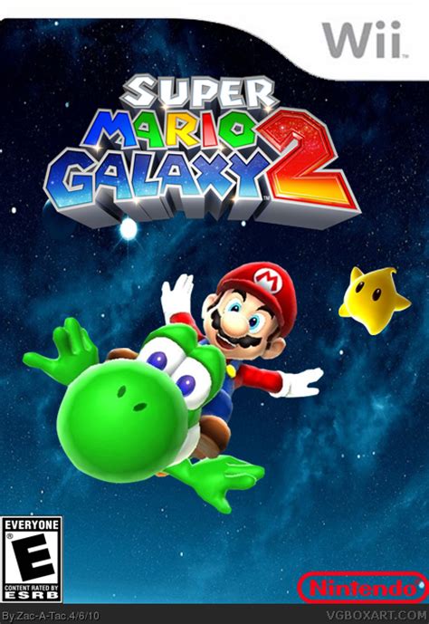 The game's levels are galaxies filled with minor planets and worlds. Super Mario Galaxy 2 Wii Box Art Cover by Zac-A-Tac