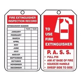 Collection by joan saplio • last updated 2 days ago. Fire Extinguisher Pre-Inspection Tag : SafetyMax.com ...