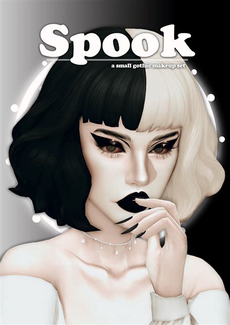 Spook A Small Gothic Makeup Set Sims Love