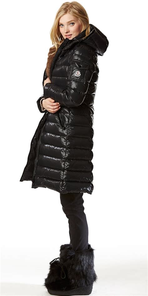 black moncler ‘moka down coat moncler jacket women fashion winter fashion