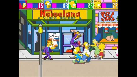 The Simpsons Arcade Game 4 Player Netplay 60fps Youtube