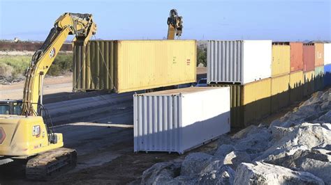 Arizonas Shipping Container Wall On Border Is Coming Down The Columbian