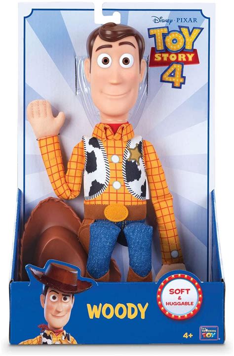 Toy Story 4 Woody 15 Inch Soft And Huggable Plush Action Figure For