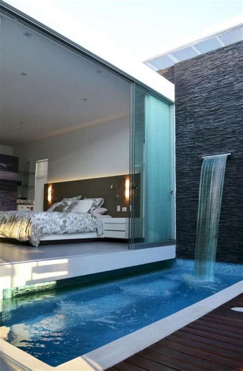 cool bedrooms  pools  waterfalls homemydesign
