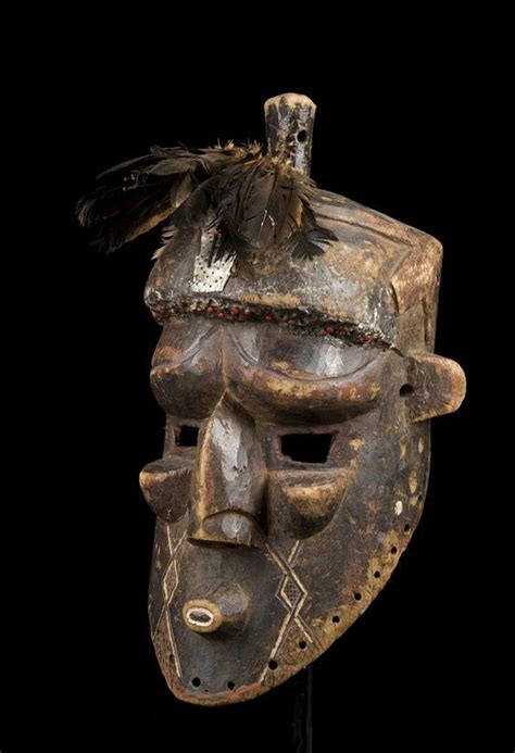 Kuba Mask Congo Chokwe Art Ancien Dr Congo Drc African Masks