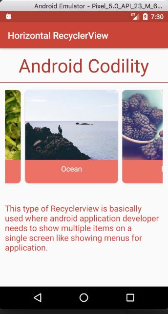 Horizontal Grid Recyclerview Android