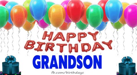 Grandson Birthday Gif Images