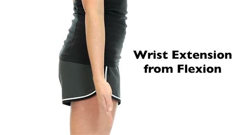 Wrist Extension From Flexion Youtube