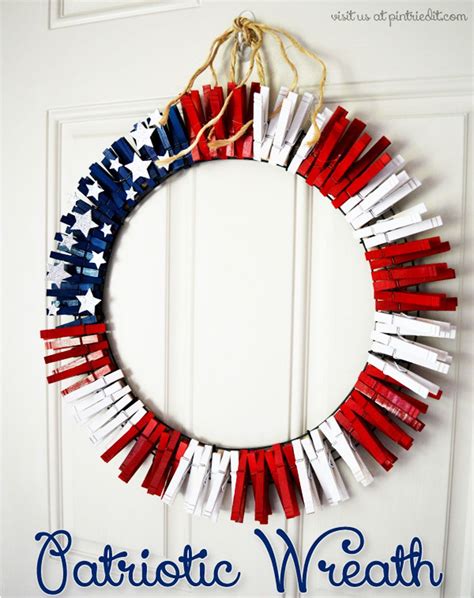Put Clothespins To Good Use By Turning Them Into An Adorable Wreath