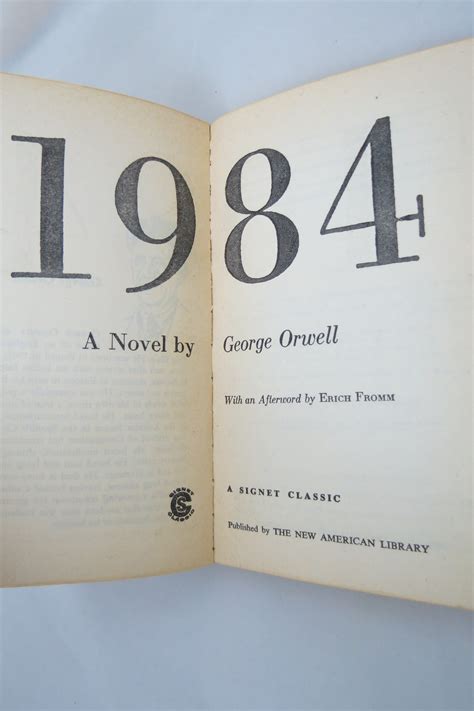 1984 Cp100 Signet Classics By George Orwell Very Good Paperback 1962 Twenty Seventh