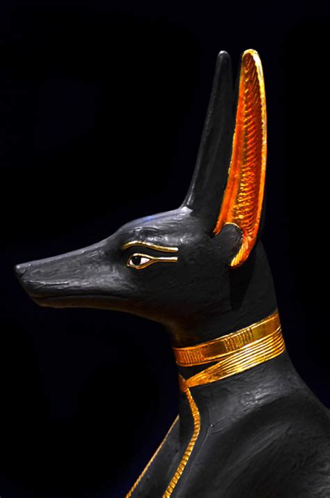 Hand Carved Ancient Egyptian Anubis God Of Afterlife Anubis Jackal