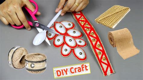 Amazing Craft From Waste Disposable Plastic Spoon And Jute Craft Ideas