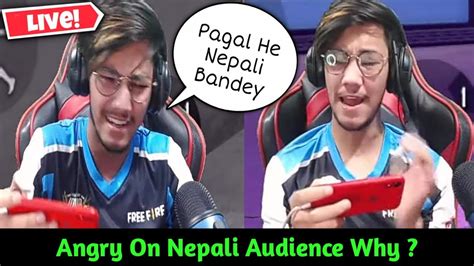 Pahadi Gaming Live Angry 😡 On Nepali Audience React On Platform For
