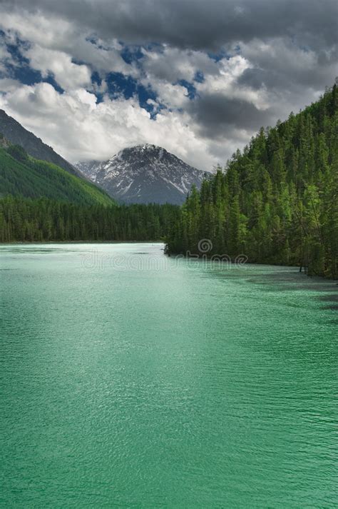 Turquoise Lake With Rocky Background Stock Photo Image Of Paradise