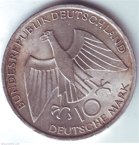 10 Mark 1972 J Munich Olympic Games Federal Republic Commemorative 1952 1989 Germany