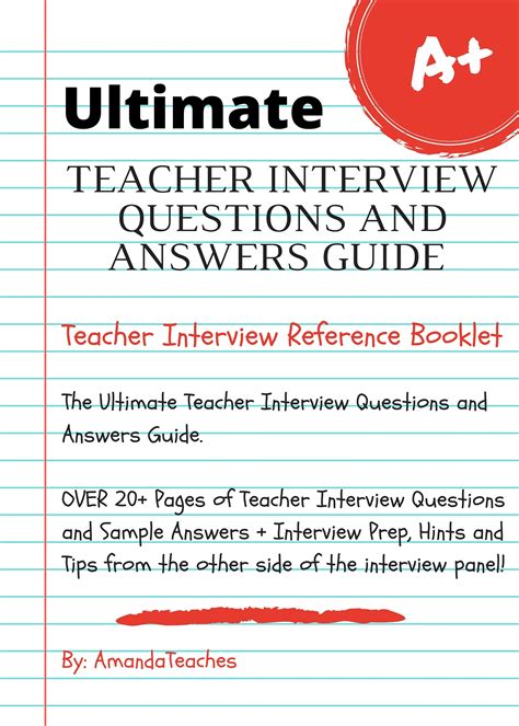 Ultimate Teacher Interview Questions And Answers Guide Teacher