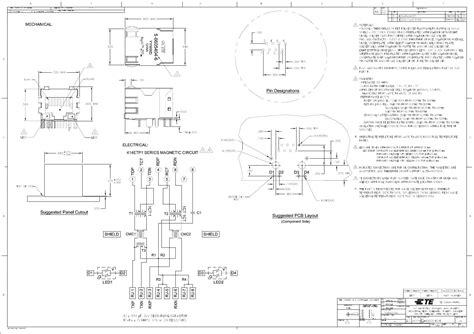 6605404 Drawing Datasheet By Te Connectivity Amp Connectors Digi Key