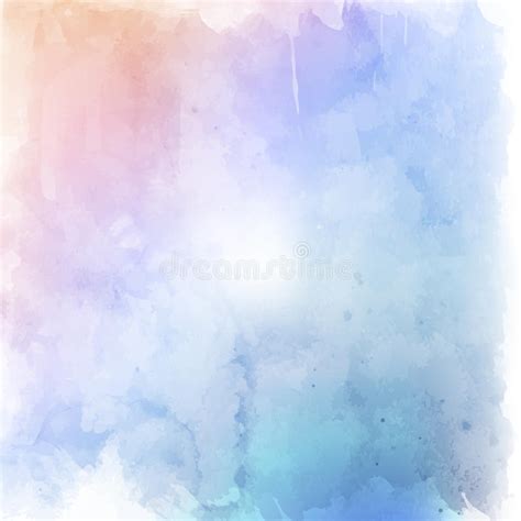 Pastel Grunge Watercolor Style Texture Background Stock Vector