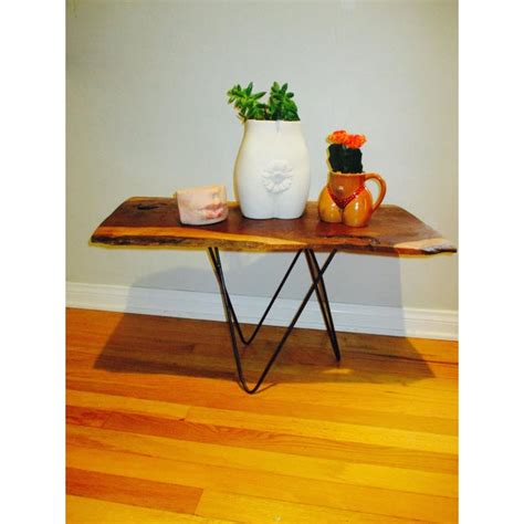Cofee table raw edge wood coffee table inspirational poco resina, source: Live Raw Edge Slab Wood Coffee Table | Chairish
