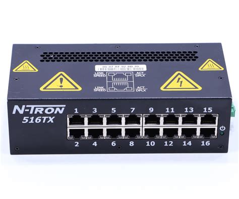N Tron 516tx A Ethernet Industrial Switch 16 Port Premier Equipment