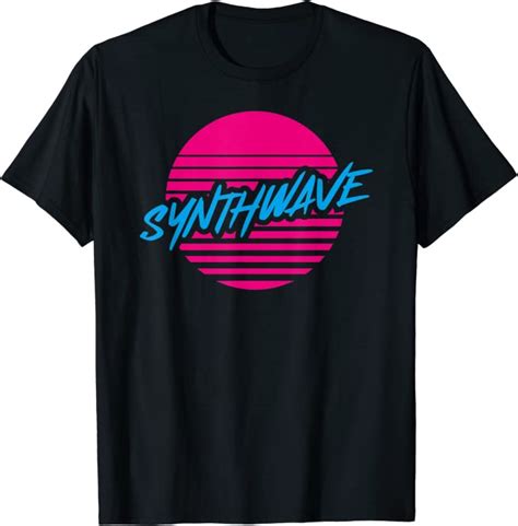 80s Synthwave Art Retrowave Retro Synthesizer Musik T Shirt Amazonde