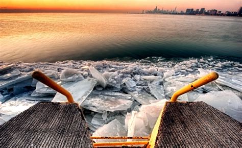 Wallpaper Sunlight Sunset Sea Cityscape Water Shore Ice