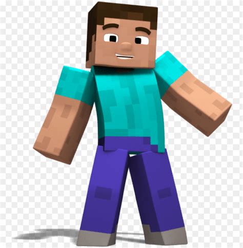 Minecraft Steve With Background