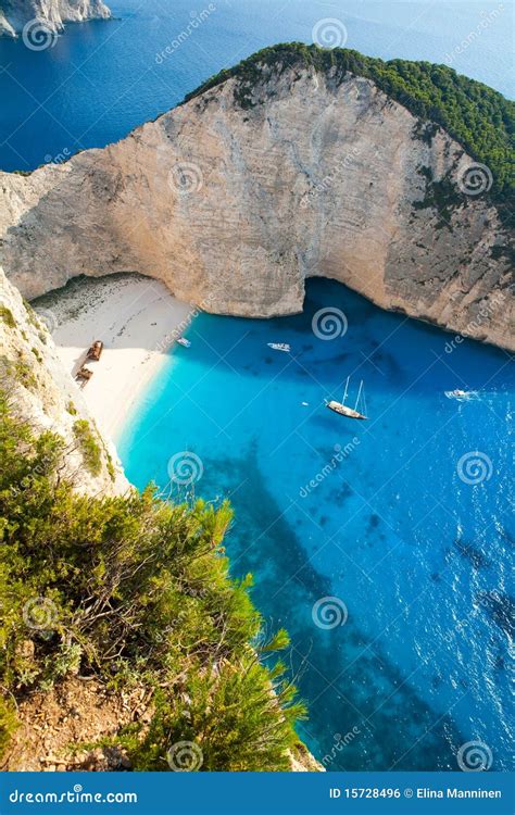 Shipwreck Beach Stock Photo Image Of Water Mediterranean 15728496