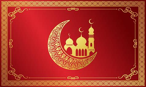 Beautiful Ramadan Kareem Greeting Card Design 20802403 Vector Art At