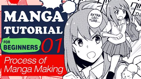 Manga Tutorial For Beginners 01 Process Of Manga Making Medibang Paint