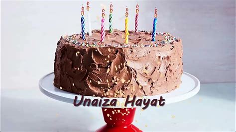 Unaiza Hayat Birthday Cake Happy Birthday Unaiza Hayat Birthday