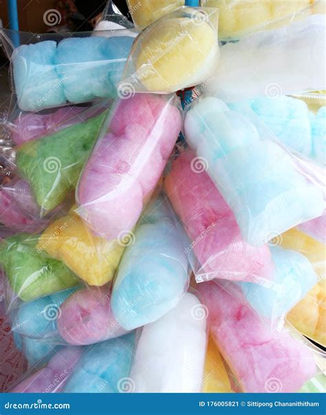 Rainbow Colors Cotton Candy Stock Image Image Of Beautiful Colorful