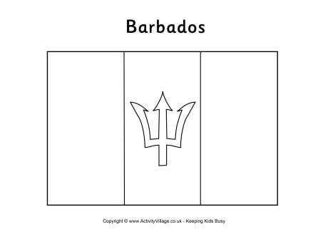 Flag coloring pages online coloring pages free coloring coloring sheets thailand flag more pictures flags elegant classy. Barbados Flag Colouring Page